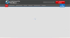Desktop Screenshot of corporacionnoble.com